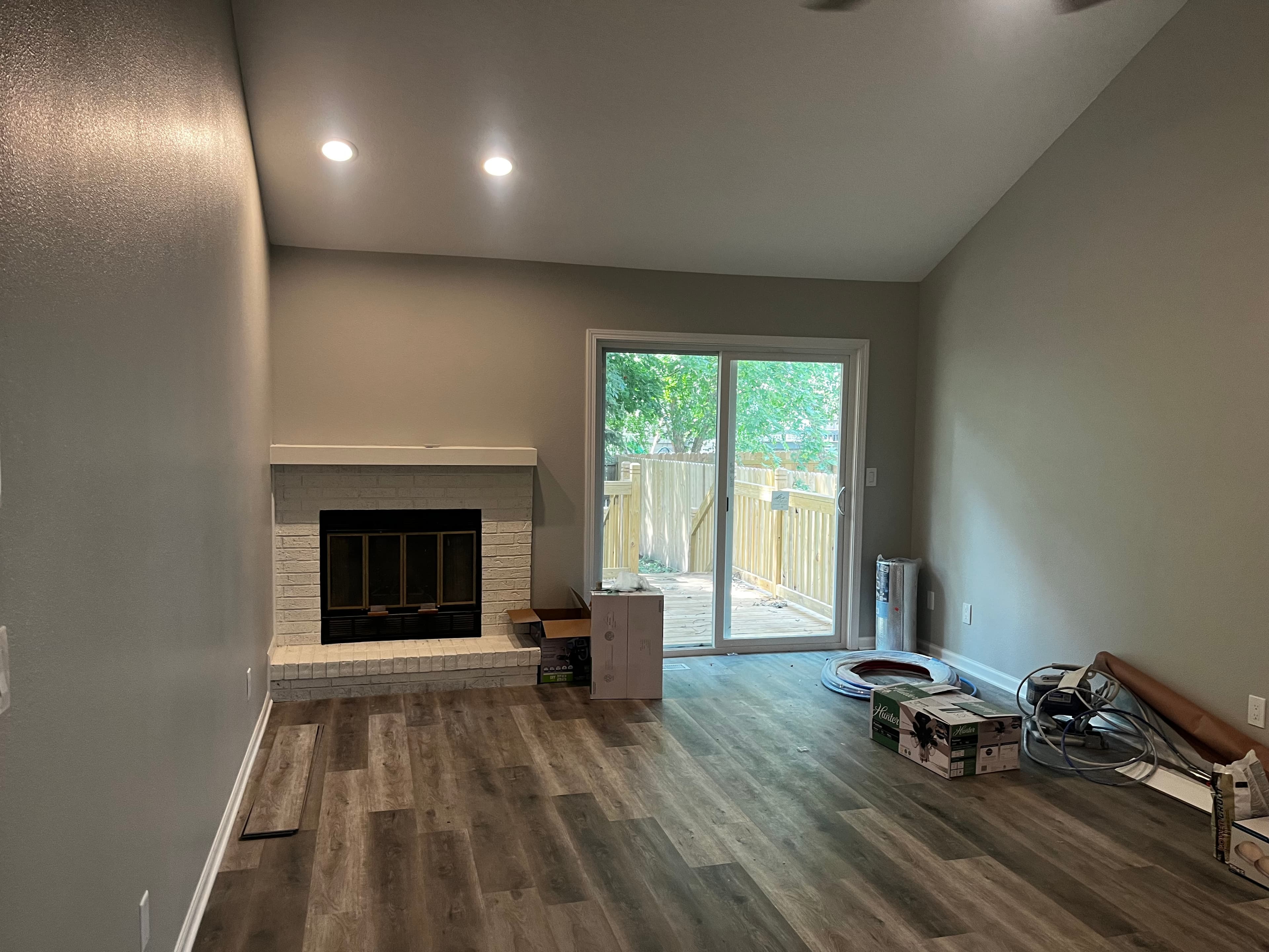 Fireplace & Deck Renovation